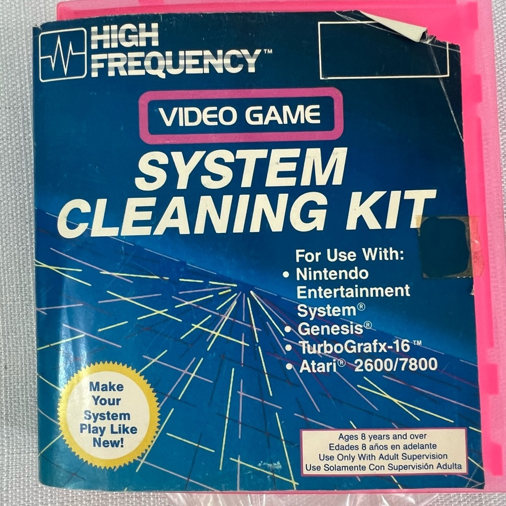 High Frequency video game cleaning‎ kit
